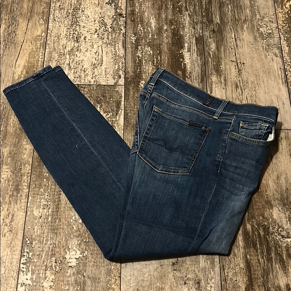 7 For All Mankind Denim - Dark Blue Denim Jeans